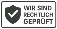 Wir sind rechtlich geprüft